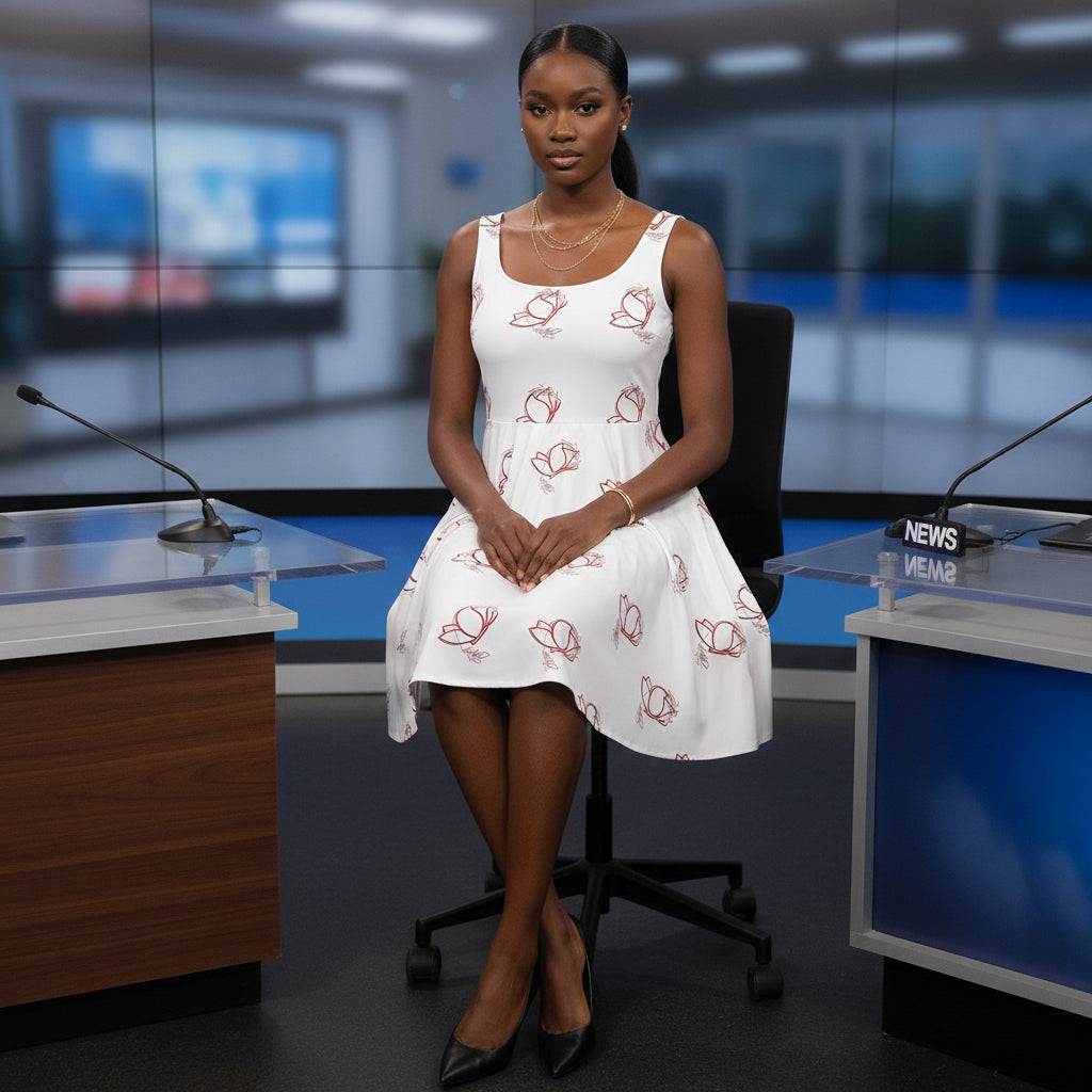 Presentation Skater Dress-TV Design Printify