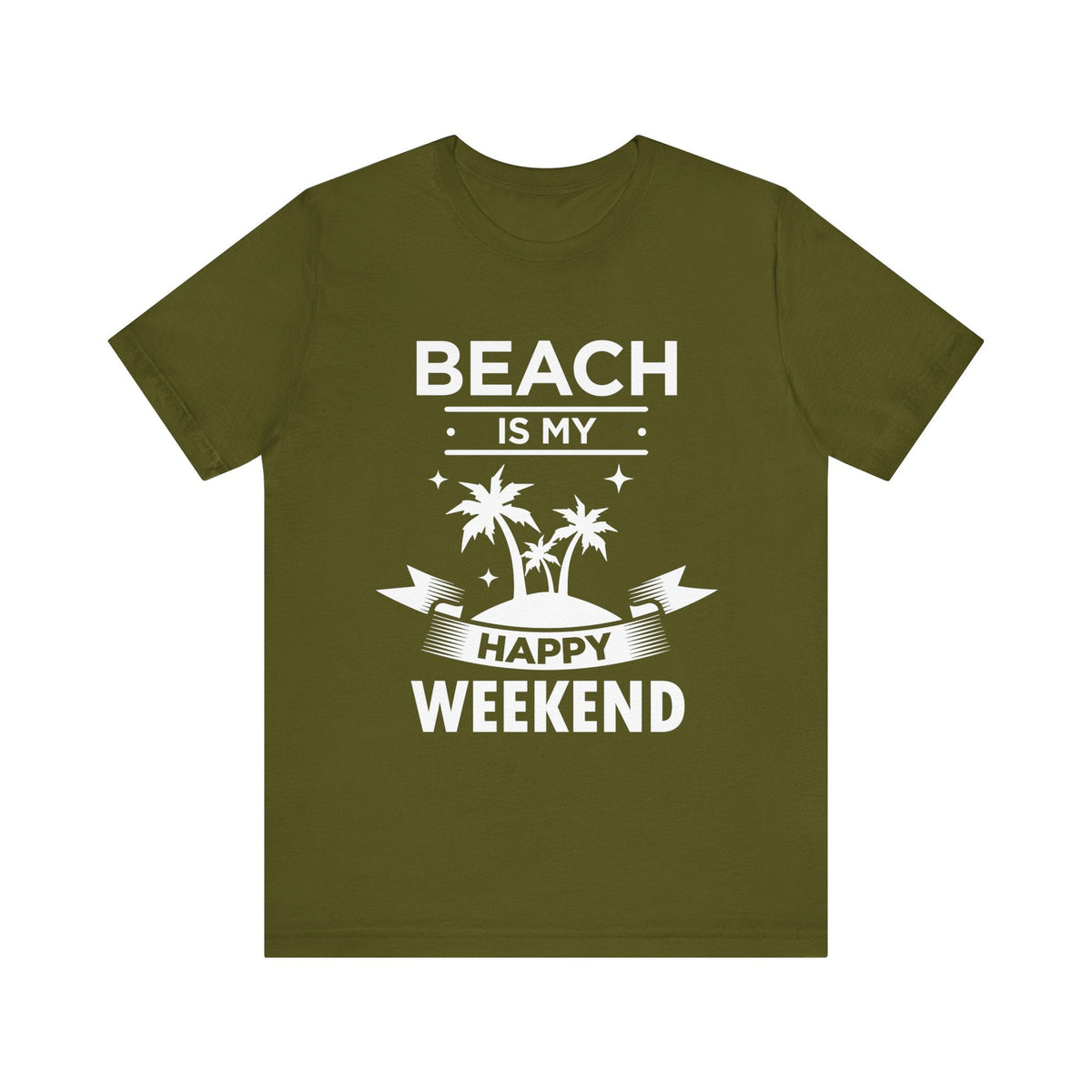 Beach Is My Happy Weekend Unisex Tee Printify
