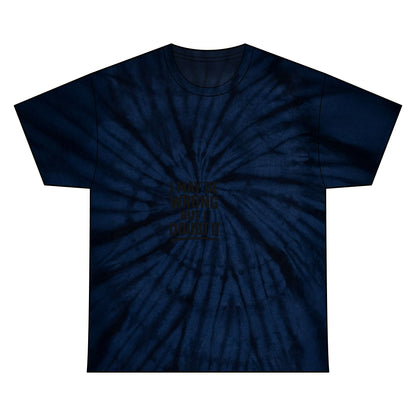 Navy Tie Dye Tee  Unisex Cotton Shirt Printify