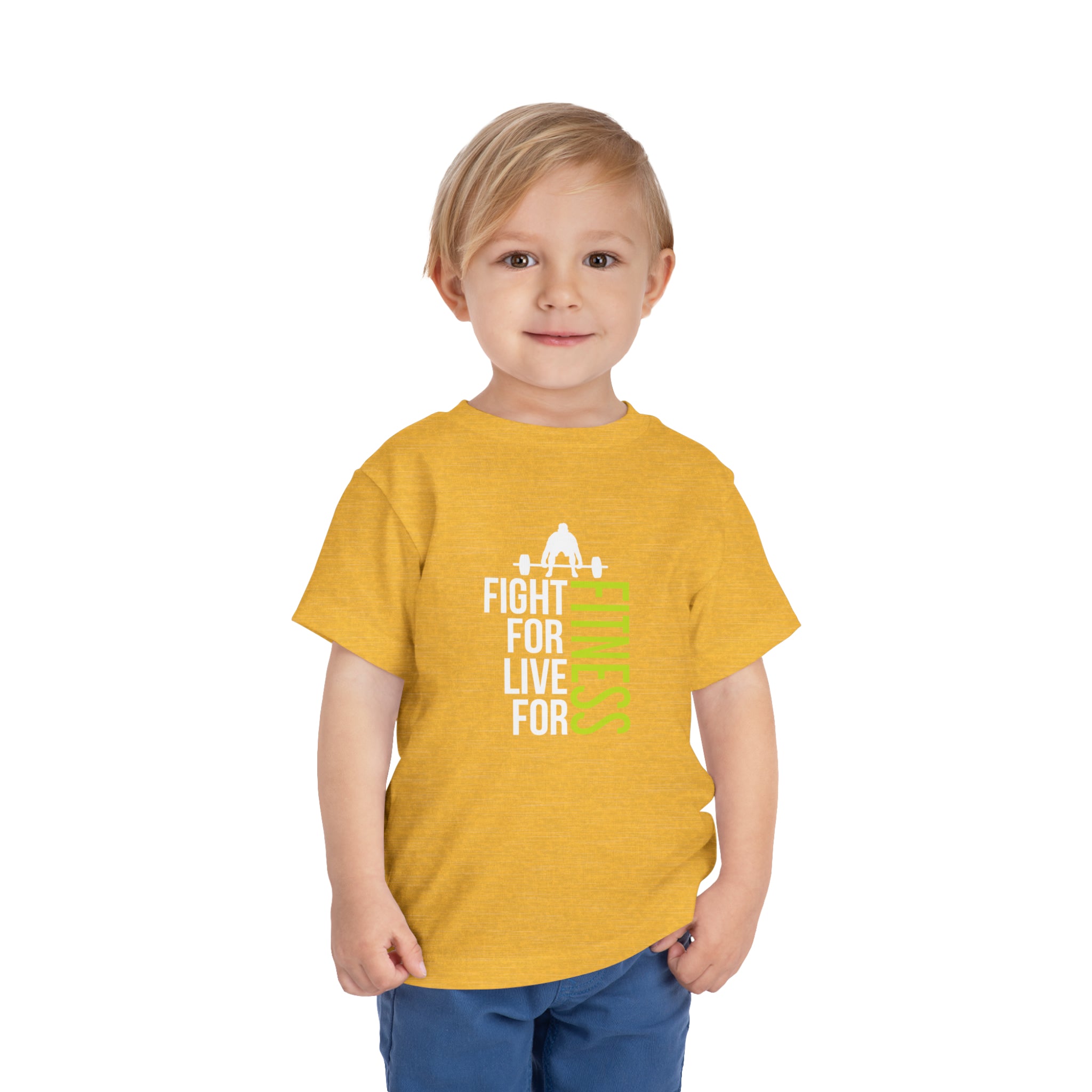 T-shirt pour tout-petits Fight For Live For Fitness 