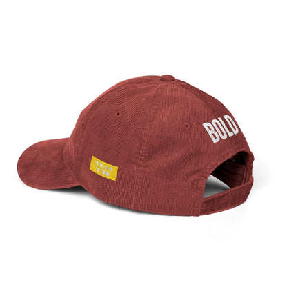 Bold Corduroy  Statement Hat, Embroidered Printify
