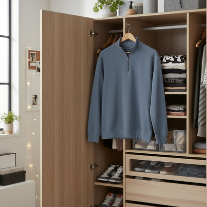 Quarter-Zip Sweatshirt — Classic Casual Pullover
