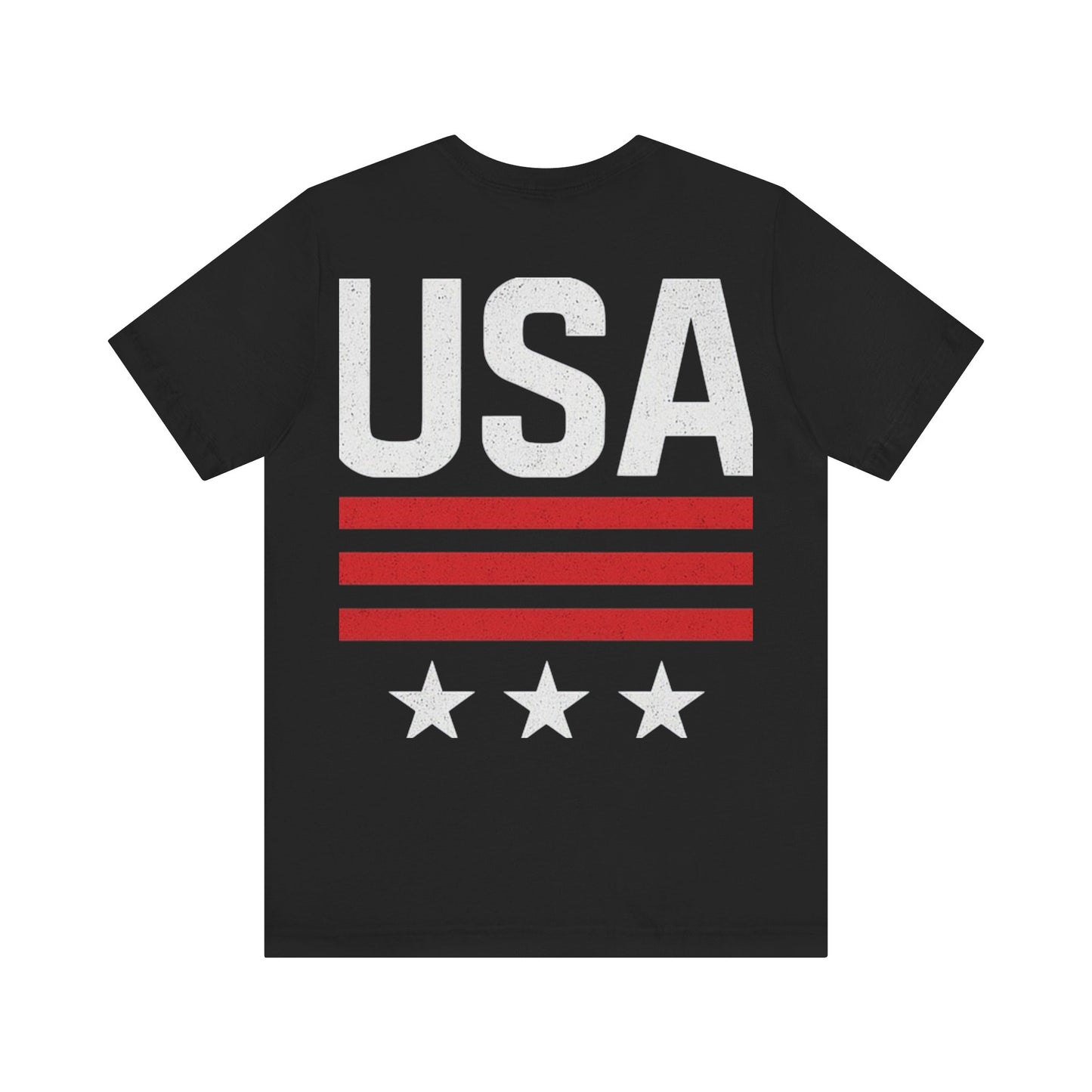 Patriotic USA Tee, Unisex Short Sleeve T-Shirt, July 4th Celebration Shirt, American Pride Apparel, Casual Summer Wear, Gift for Patriot