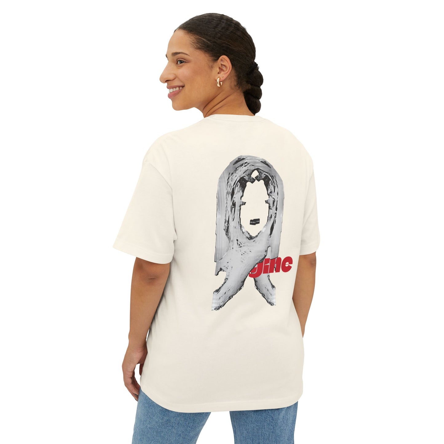 Oversized Boxy Tee - Unique Gine Design
