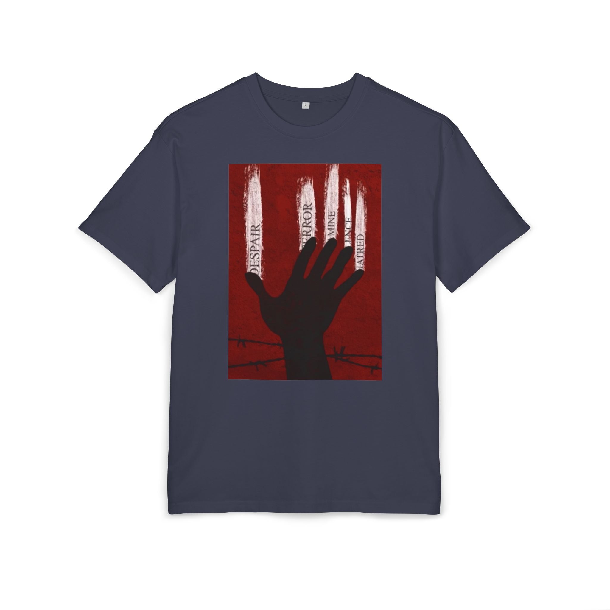 Bold Artistic Oversized Tee, Grunge Style Graphic Shirt, Unisex Urban Fashion, Statement Tee for Streetwear, Gift for Art Lovers Printify