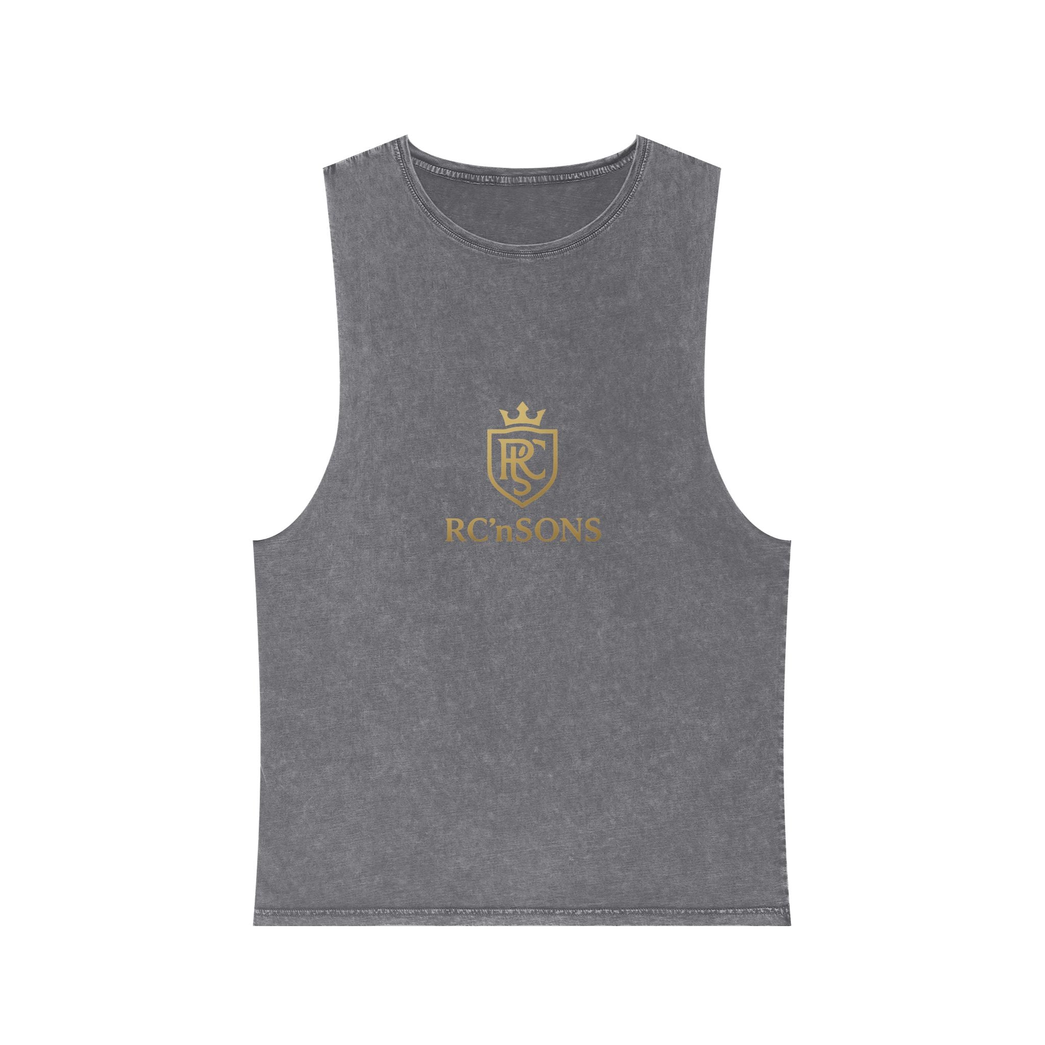 Stonewash Tank Top for Casual Comfort | Unisex Summer Apparel, Streetwear, Workout Gear, Festival Outfit, Gift Idea Printify