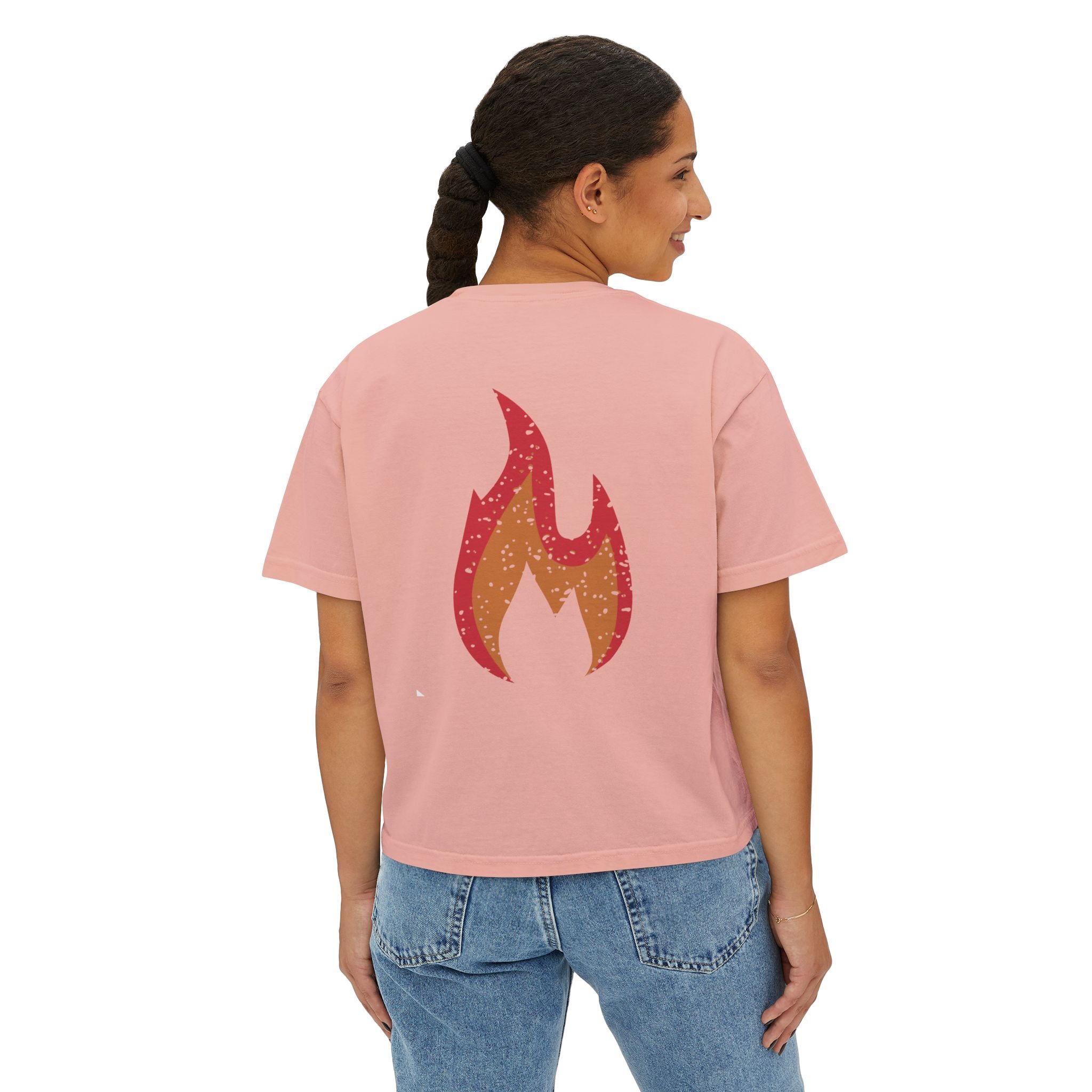Boxy Tee - 'let it Snow' Design - Winter Holiday Shirt
