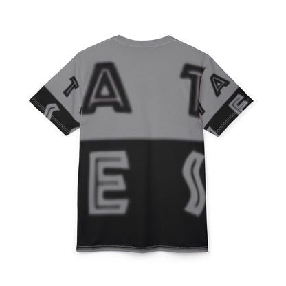 Modern Unisex Graphic Tee - Unique Cut & Sew Design