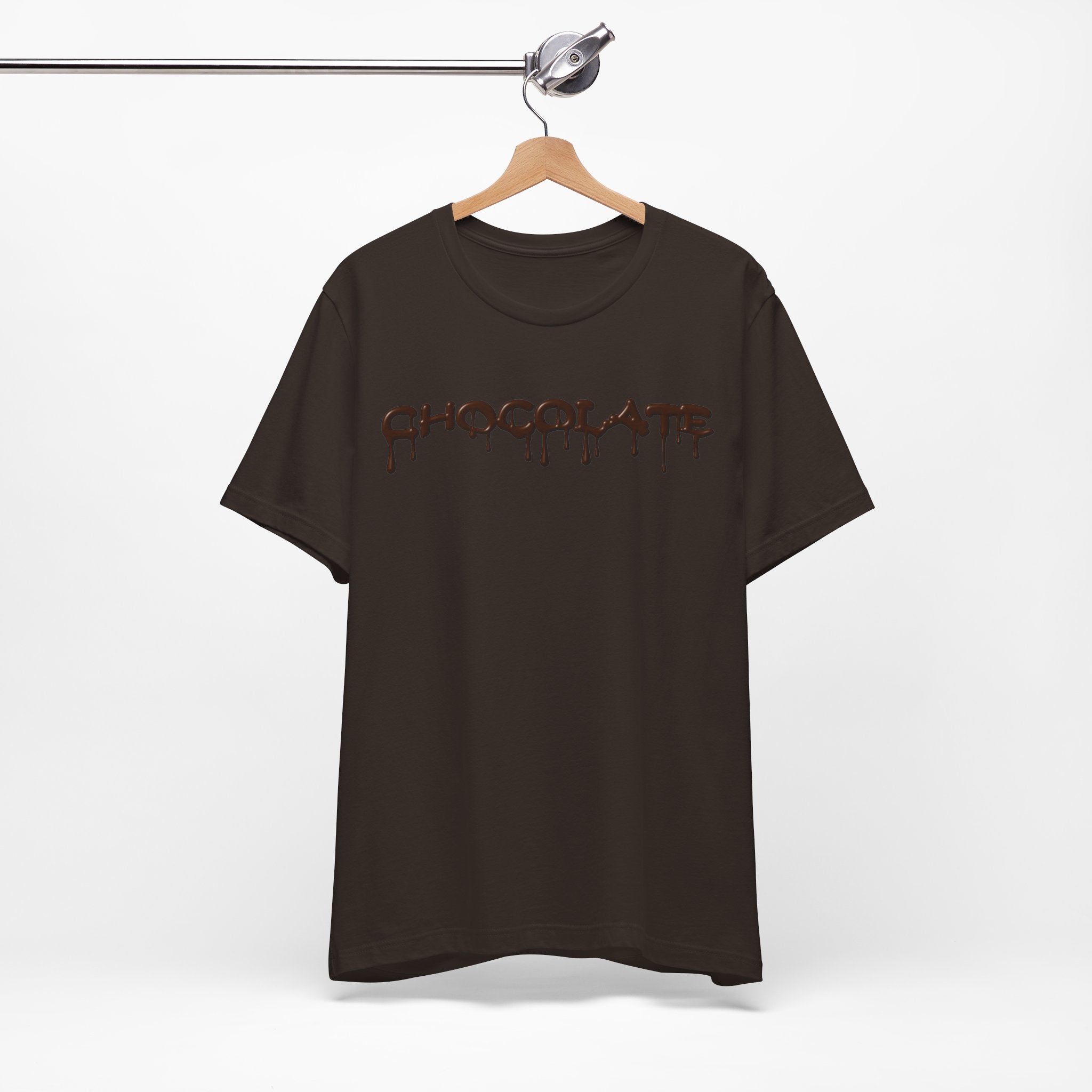 Unisex Jersey Short Sleeve Chocolate Tee