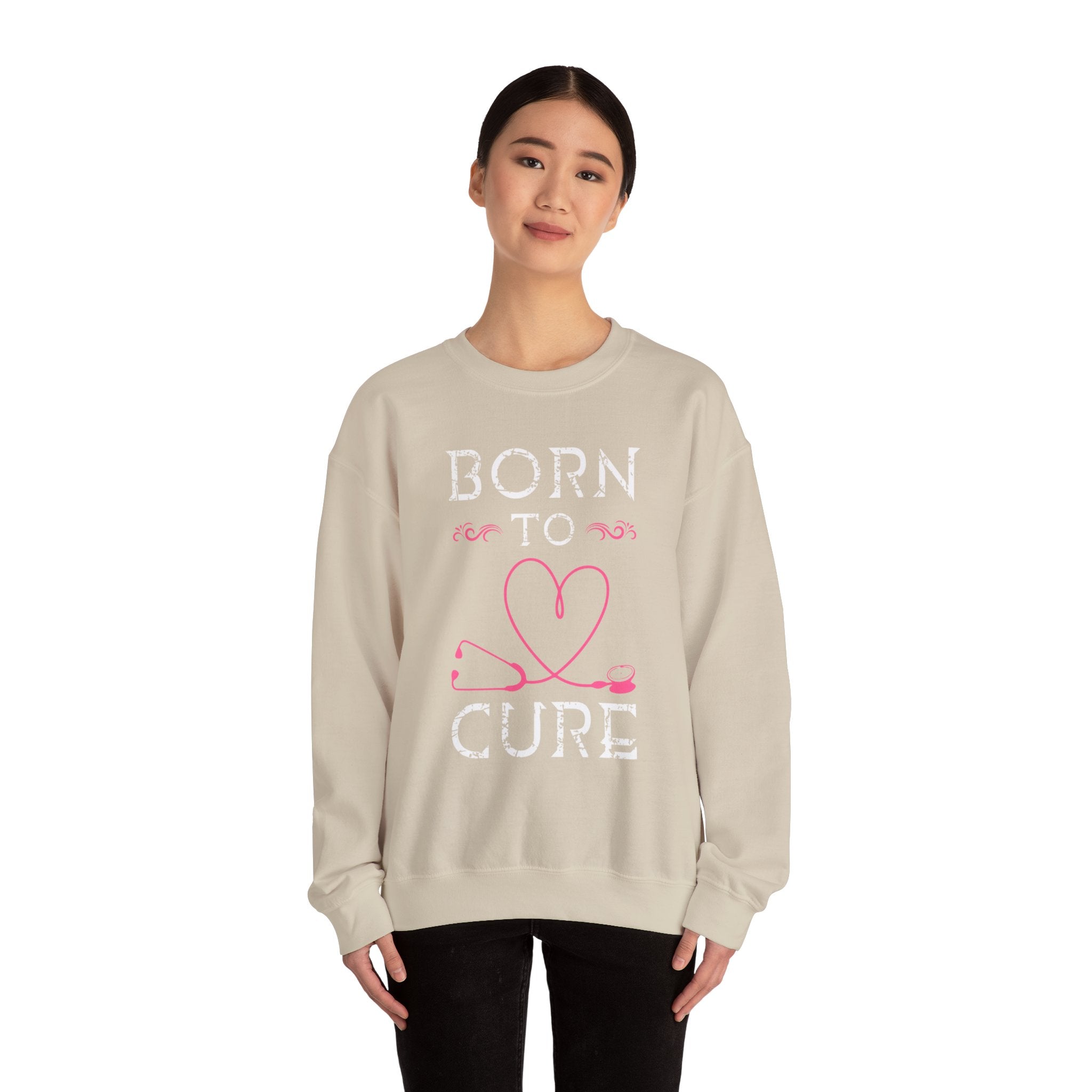 Sweat-shirt unisexe né pour guérir 