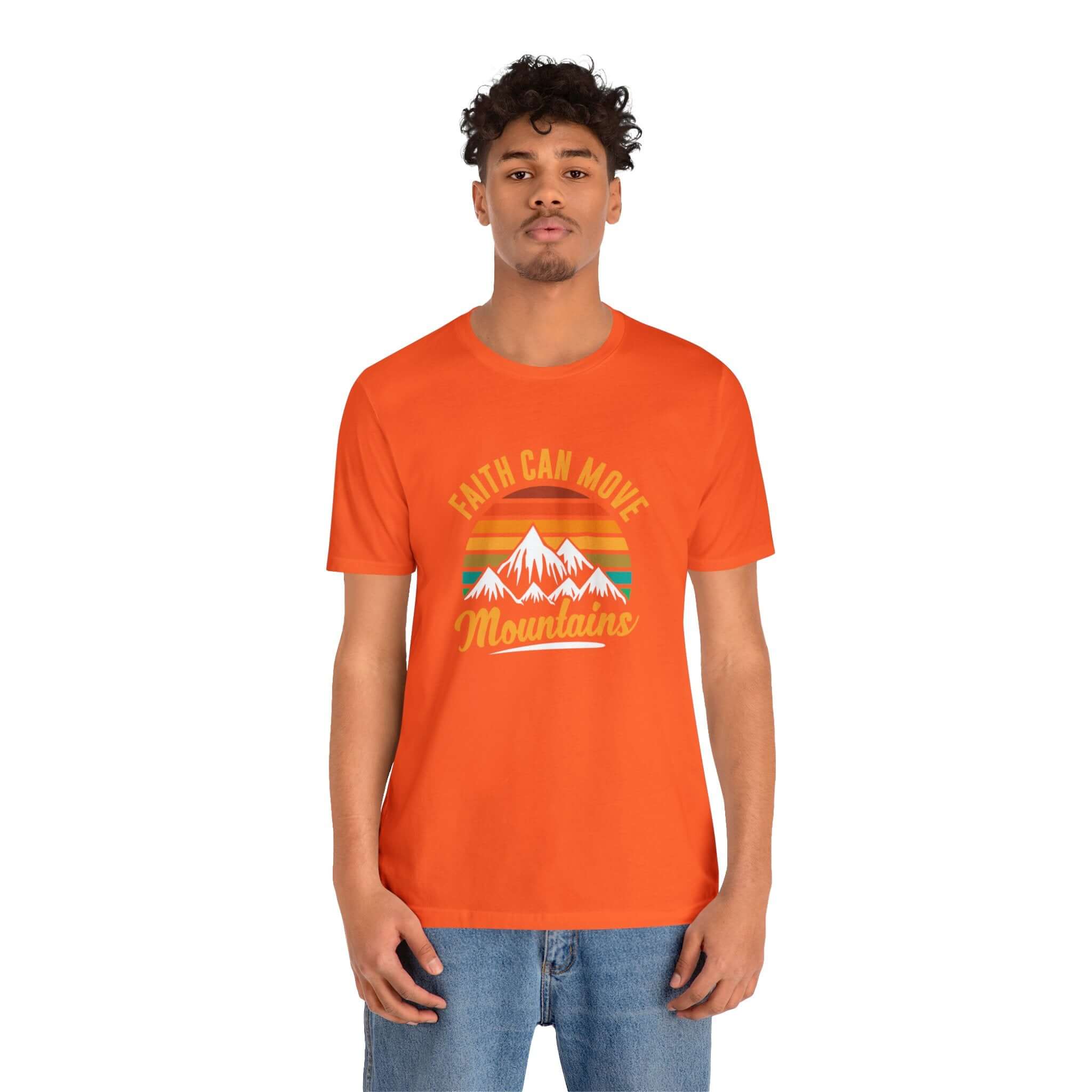 Faith Can Move Mountains Unisex Tee - RC’nSONS