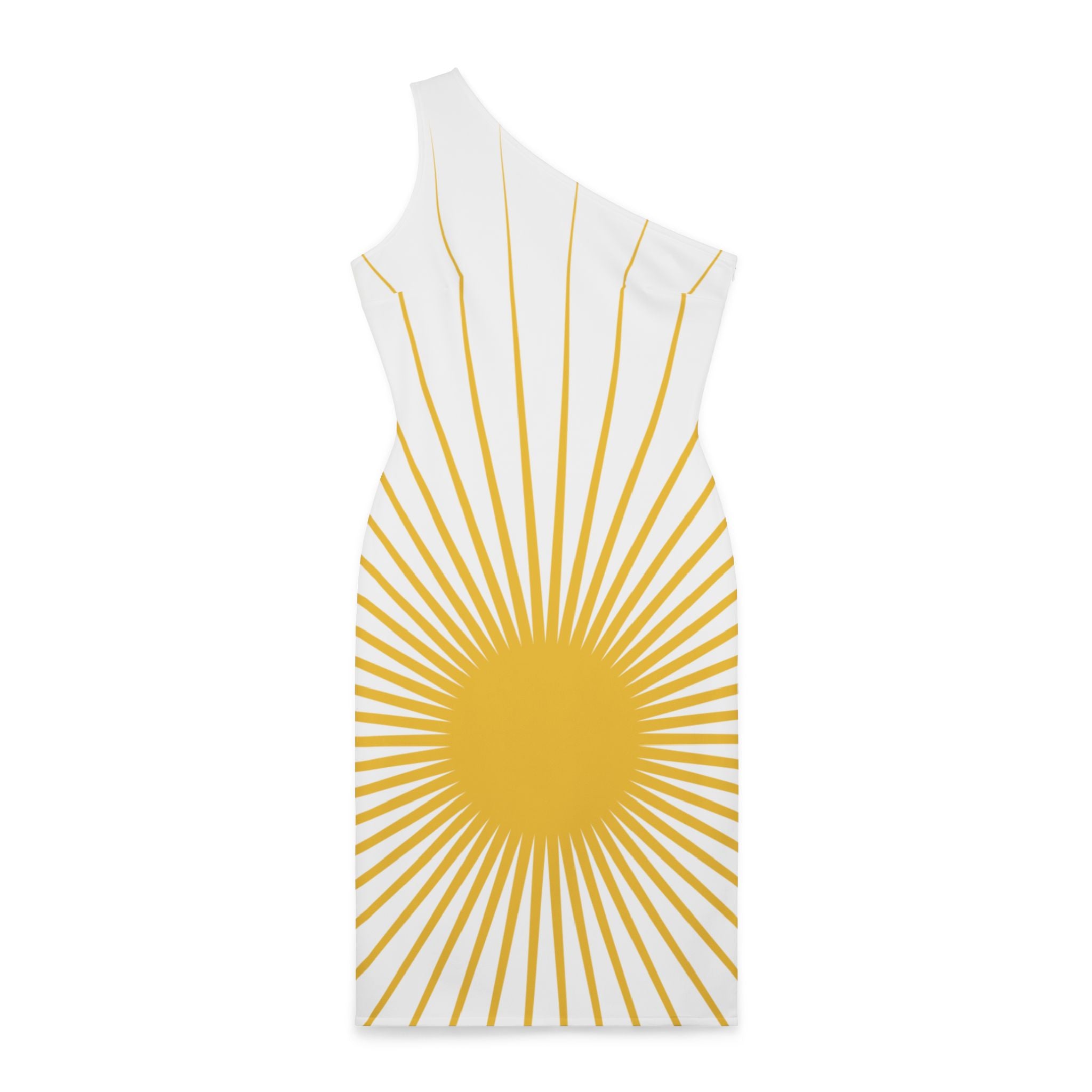 RCNSONS 'Sun Wave' Shoulder Dress (AOP)