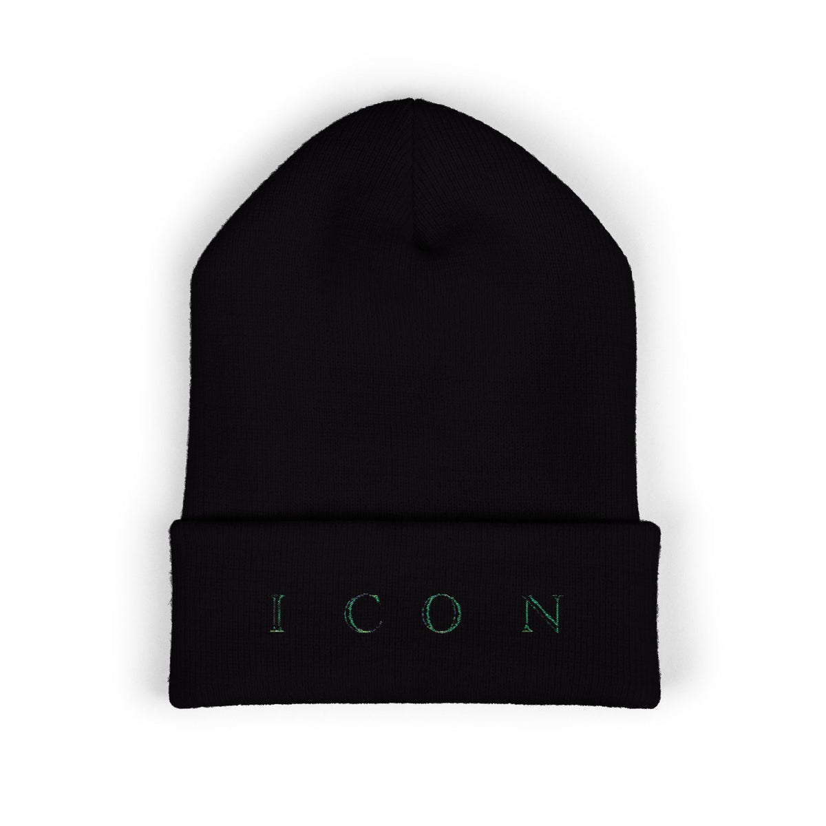 Stylish Icon Embroidered Cuffed Beanie for Trendy Winters