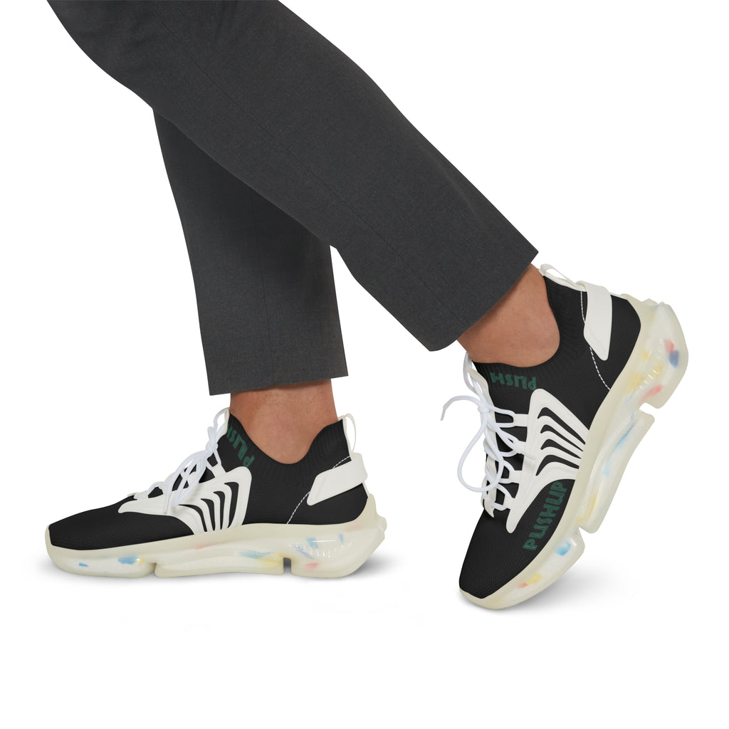 Men's Pushup Mesh Sneakers - Trendy Athletic Footwear for Comfort and Style