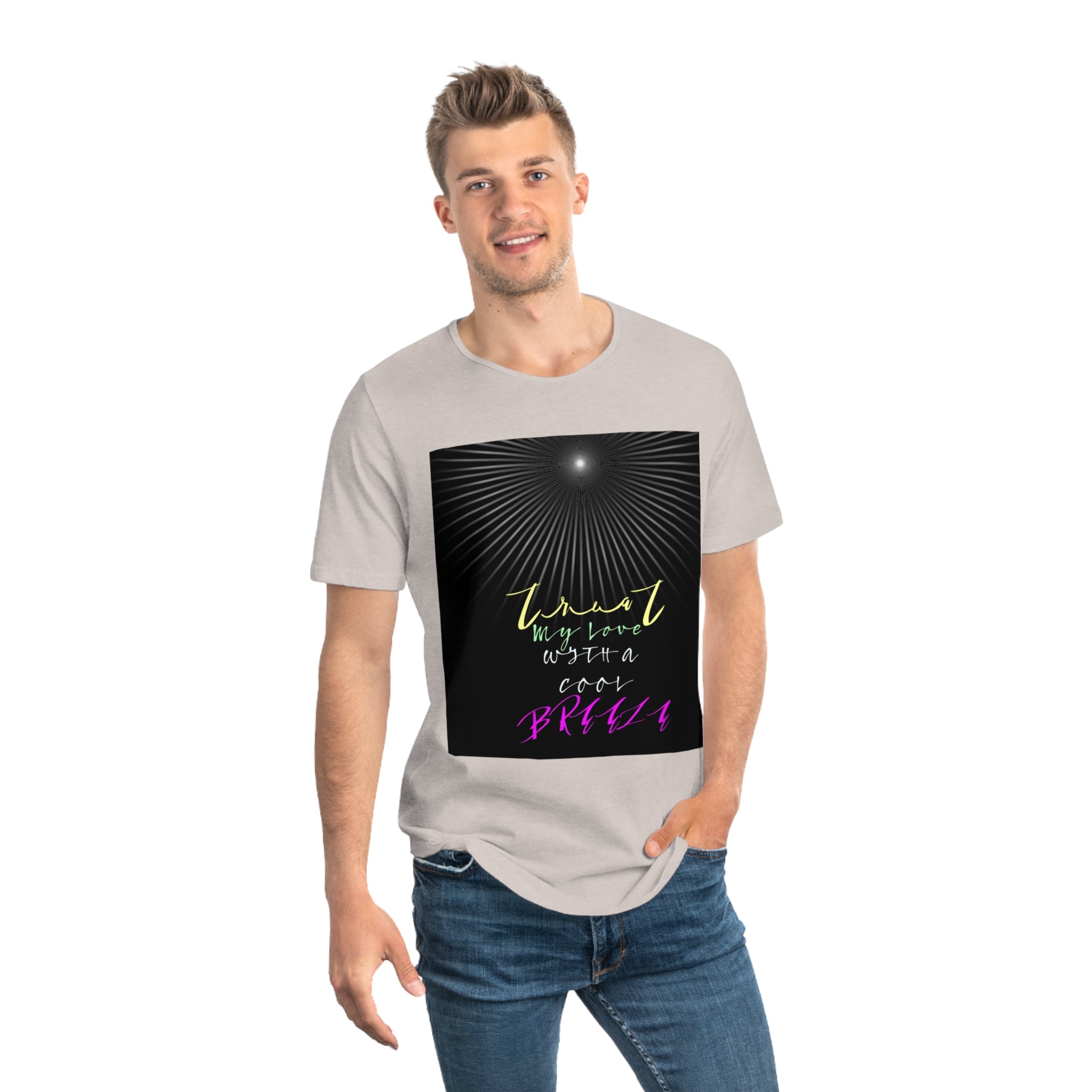 Men's Jersey Curved Hem Tee