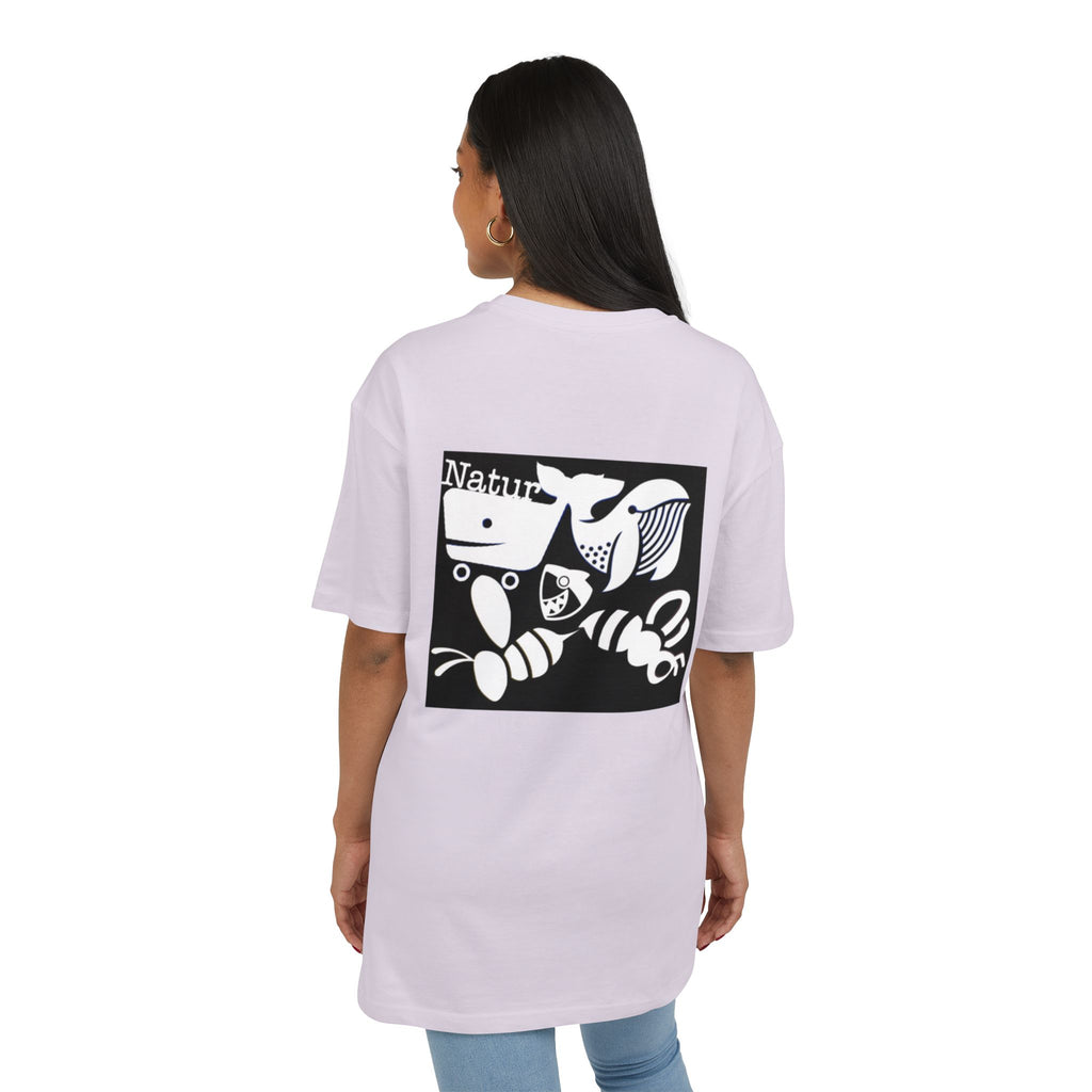 Nature-Inspired Oversize Tee - Unisex Graphic T-Shirt, Eco-Friendly Fashion, Casual Wear, Gift for Nature Lovers, Streetwear