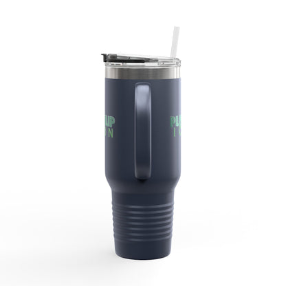 Inspirational Insulated Travel Mug - 40oz with Pushup Icon Design