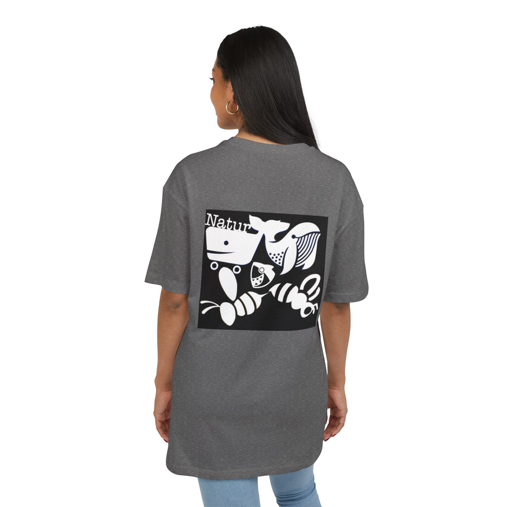 Nature-Inspired Oversize Tee - Unisex Graphic T-Shirt, Eco-Friendly Fashion, Casual Wear, Gift for Nature Lovers, Streetwear