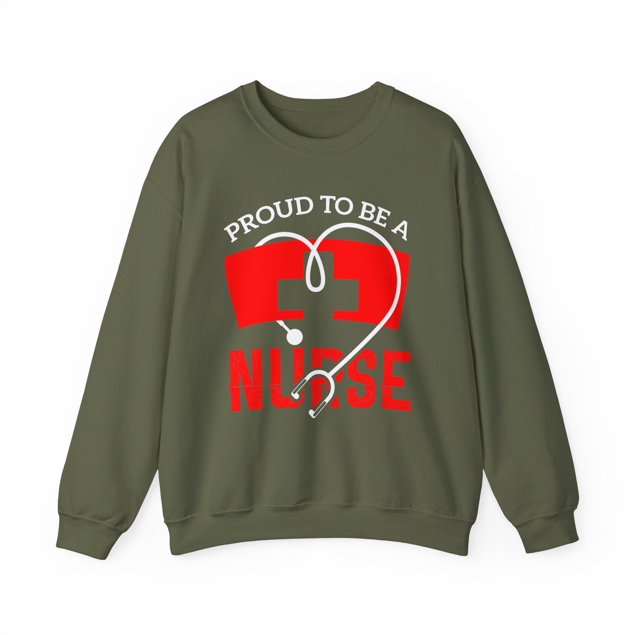 Fier d’être un sweat-shirt unisexe infirmière 