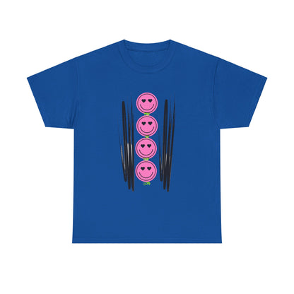 RCNSONS Unisex Heavy Cotton Smileys Tee