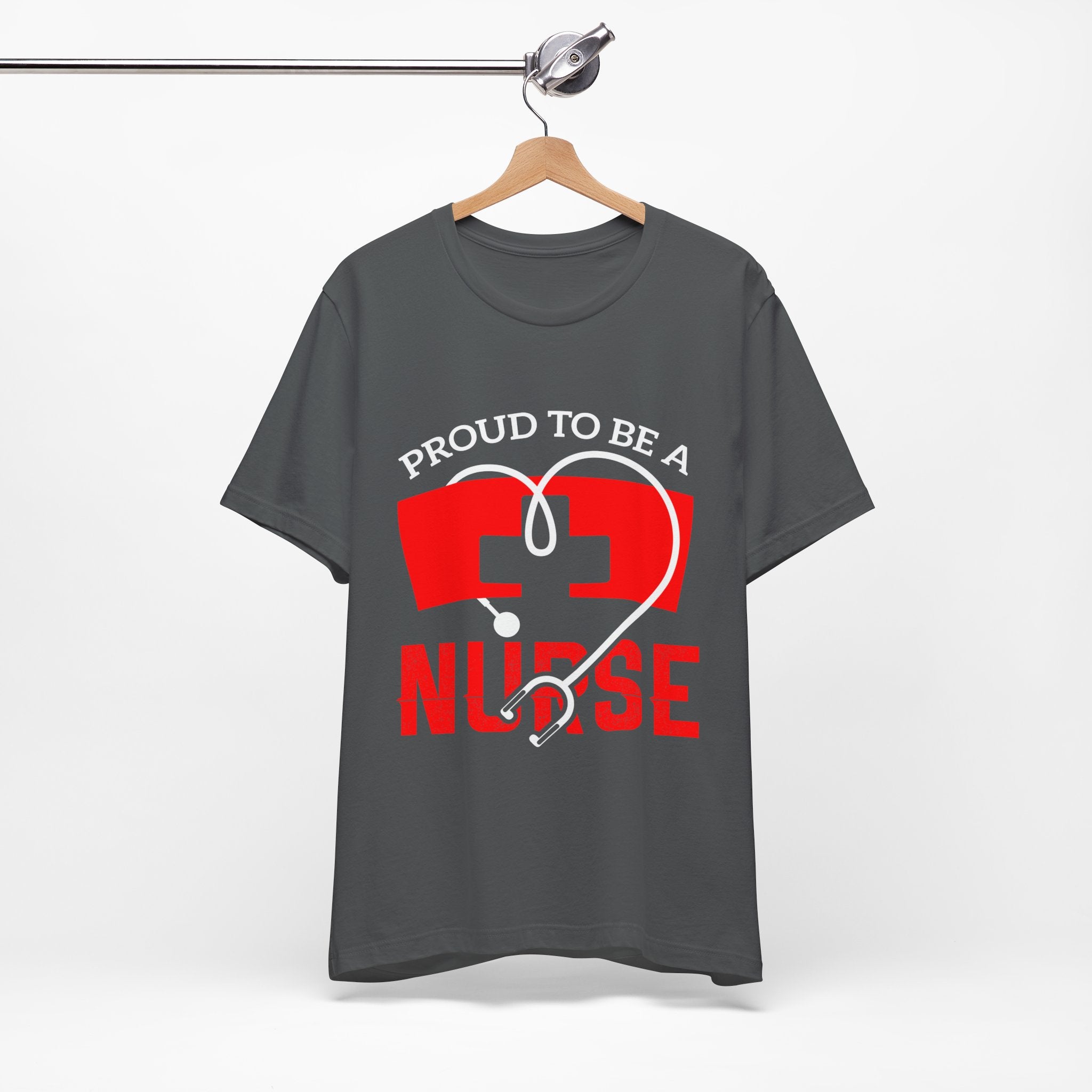 Fier d’être un tee-shirt unisexe infirmière 
