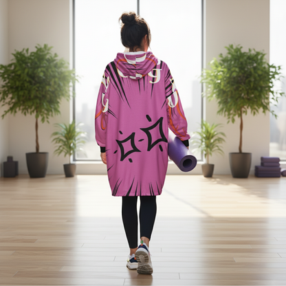 Yoga Hooded Blanket Printify