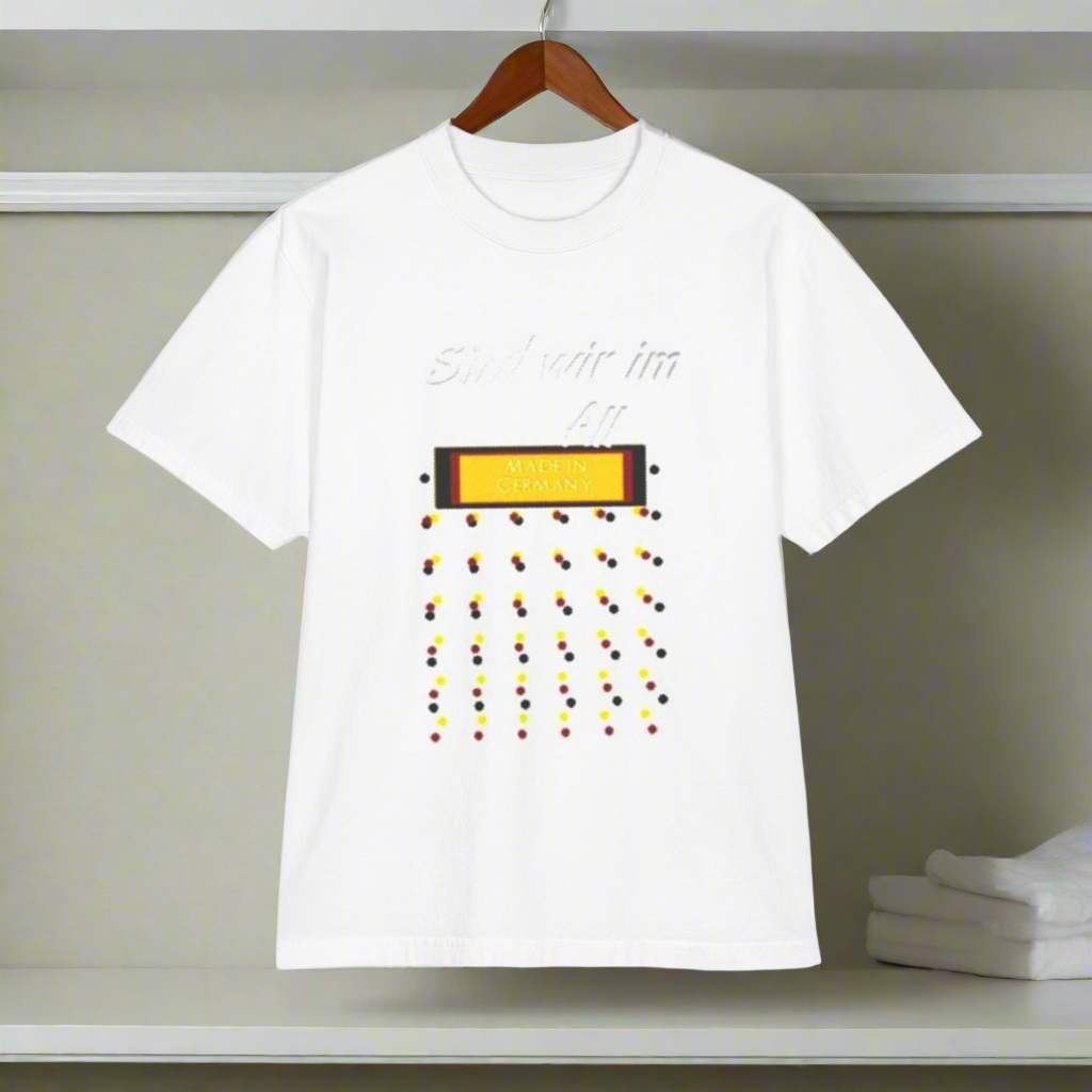 T-Shirt - Sind wir im All German Quote Drop-Shoulder Unisex Tee