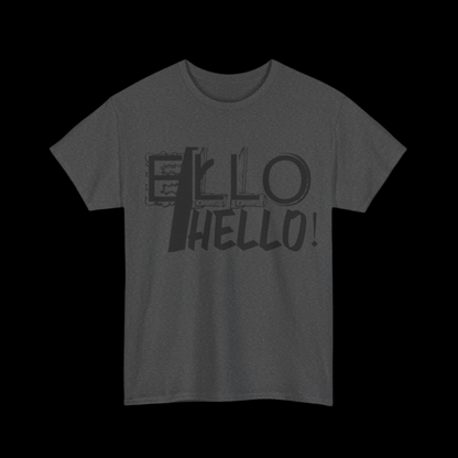 Hello Unisex Tee - Casual and Stylish Cotton T-Shirt for All Occasions