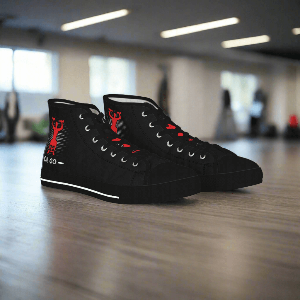 High Top Sneakers - Workout Gear-Or Go- Printify