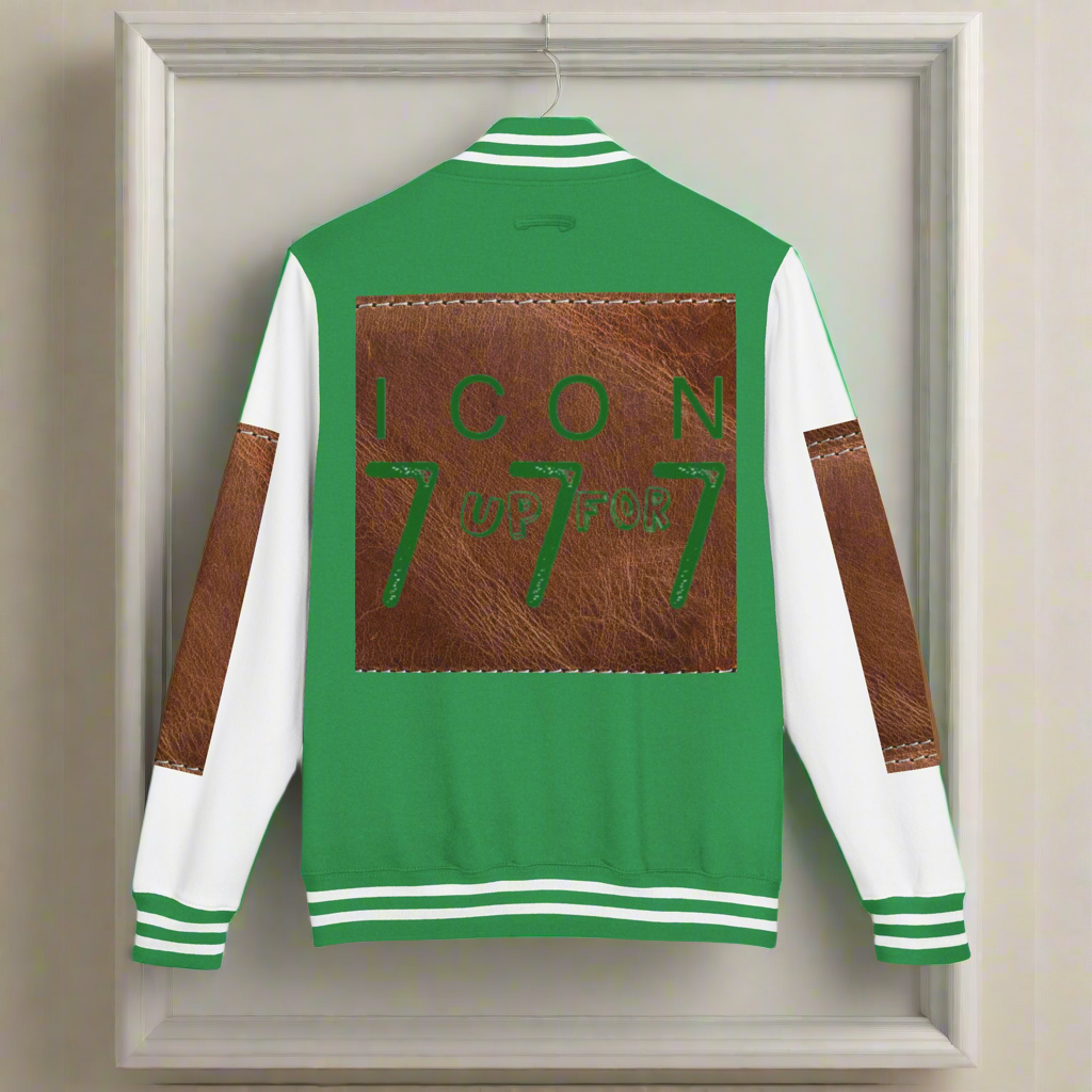 Letterman Jacket Icon Up for 777 Unisex Heavyweight