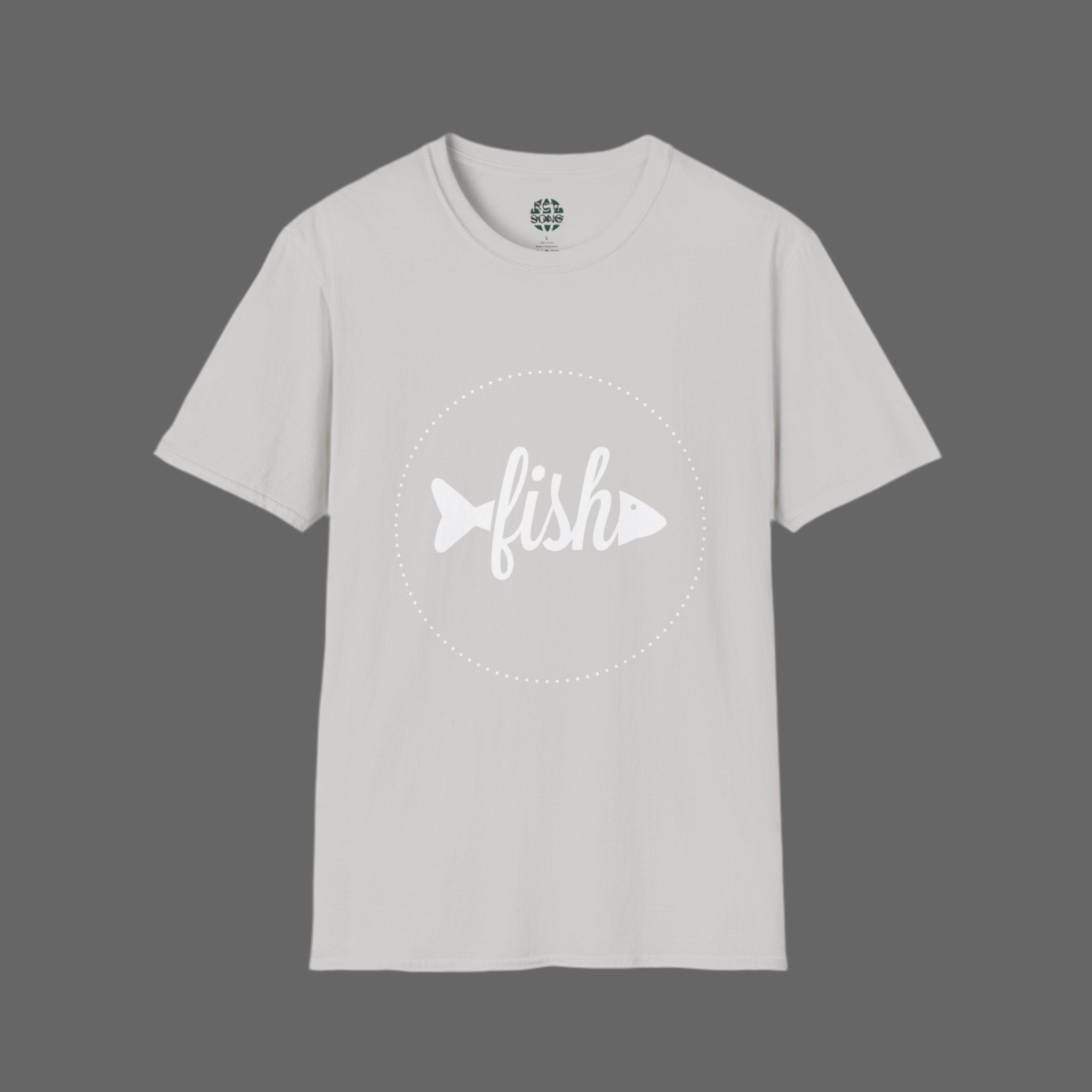 Casual Fish Graphic Tee - Perfect for Nature Lovers