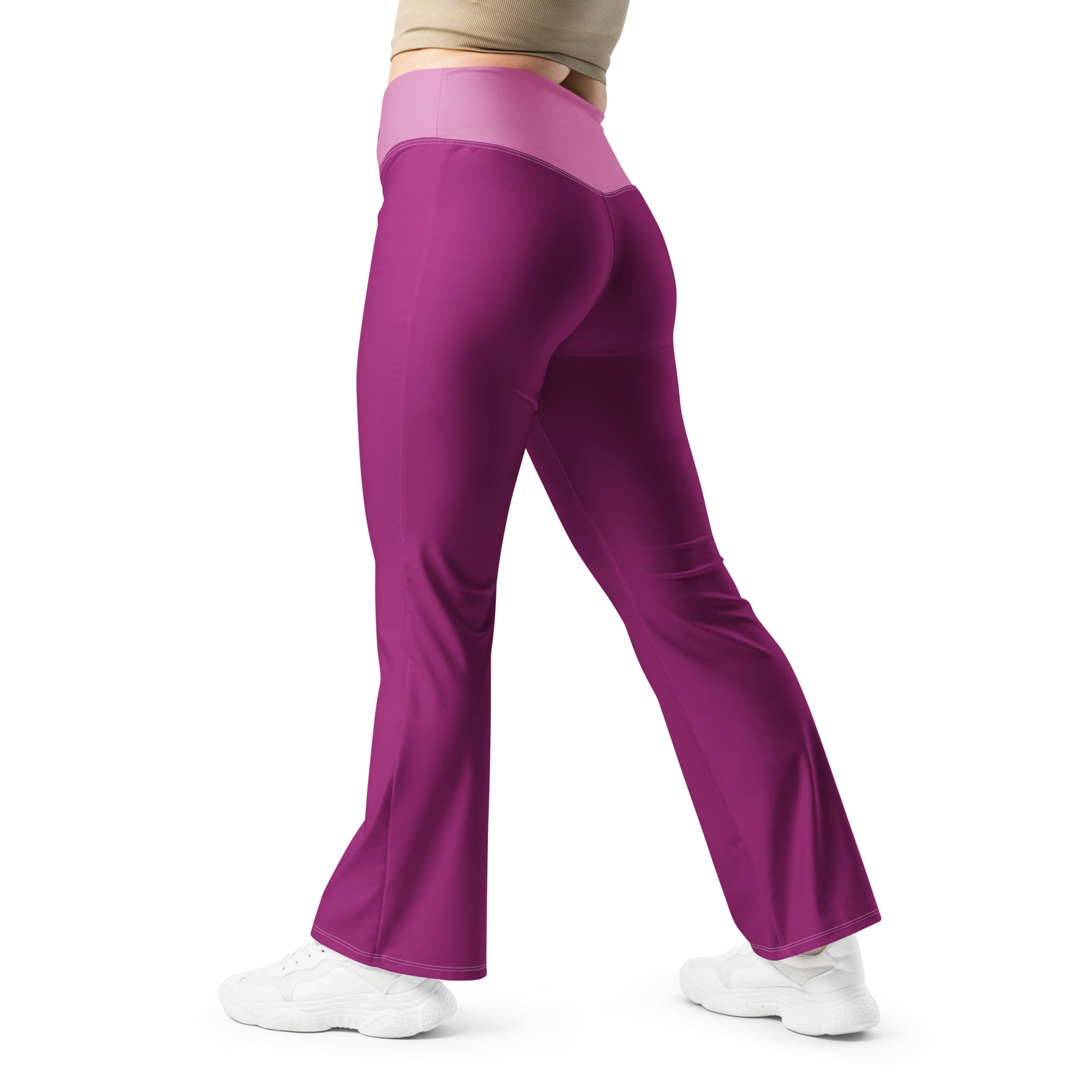 TOV Leggings mit Schlag | VIBES (Pink)