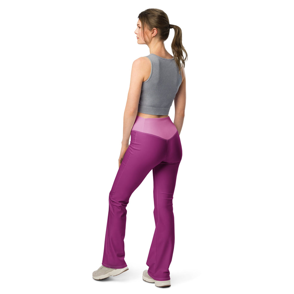 TOV Leggings mit Schlag | VIBES (Pink)