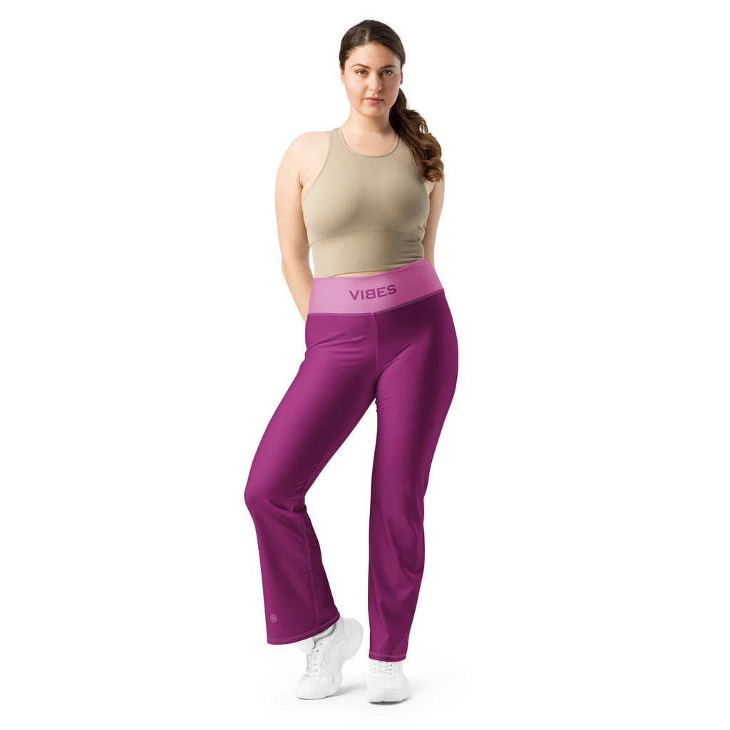 TOV Leggings mit Schlag | VIBES (Pink)