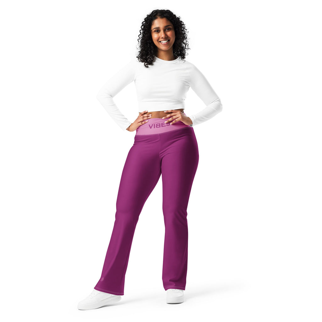 TOV Leggings mit Schlag | VIBES (Pink)
