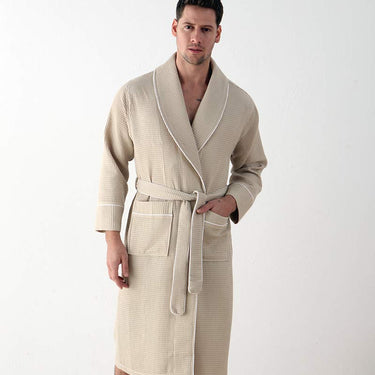 Men's Luxury Waffle Hotel Robe